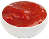 a dip of ketchup