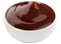 a dip of barbecue sauce